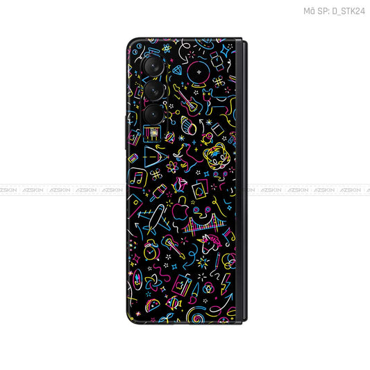 Dán Skin Galaxy Z Fold 5 Hình Sticker | D_STK24