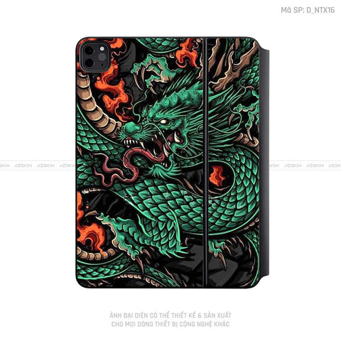 Dán Skin Magic Keyboard Hình Tattoo | D_NTX16