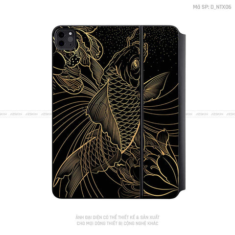 Dán Skin Magic Keyboard Hình Tattoo | D_NTX06