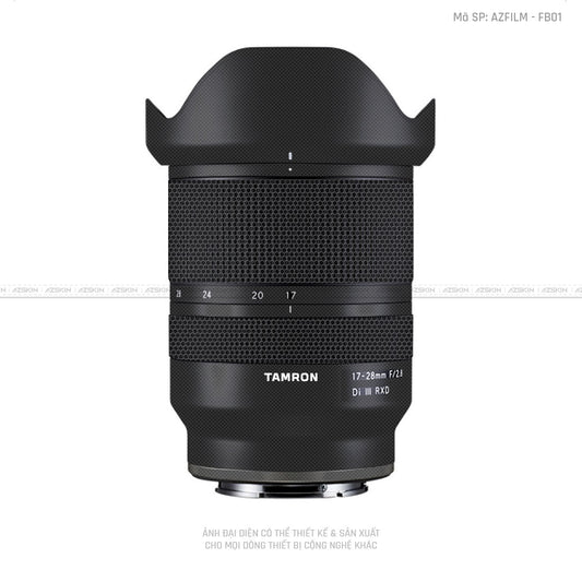 Dán Skin Ống Kính Tamron Vân Fabic Black | FB01