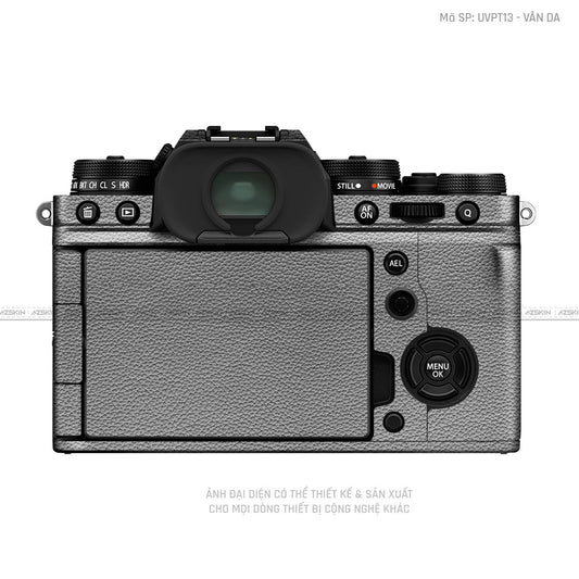 Dán Skin Máy Ảnh Fujifilm Vân Da Xám | UVPT13