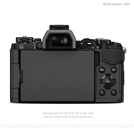 Dán Skin Máy Ảnh Olympus Vân Nổi Fabic Black | AZFILM - FB01