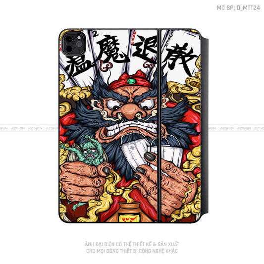 Dán Skin Magic Keyboard Hình Mèo Thần Tài | D_MTT24