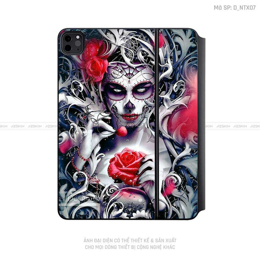 Dán Skin Magic Keyboard Hình Tattoo | D_NTX07