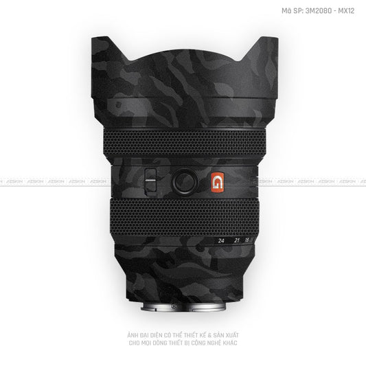 Skin Ống Kính Sony Vân Nổi Camo Black | 3M2080 - SB12