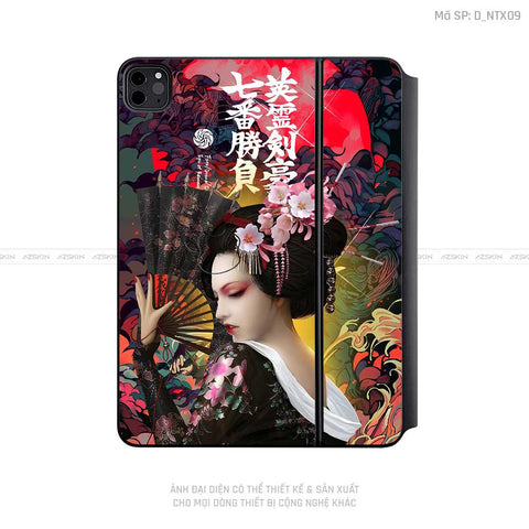 Dán Skin Magic Keyboard Hình Tattoo | D_NTX09