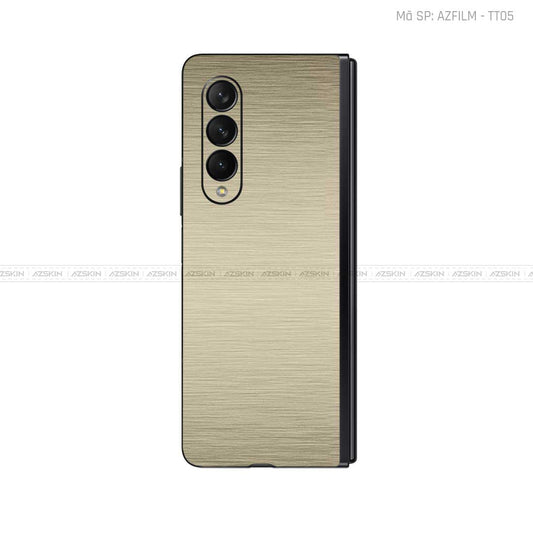 Dán Skin Galaxy Z Fold3 Vân Titan Xước Vàng | AZFILM - TT05