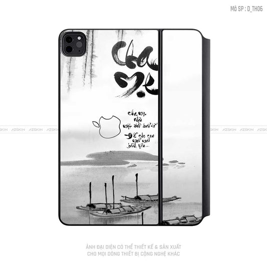 Dán Skin Magic Keyboard Hình Thư Pháp | D_TH06