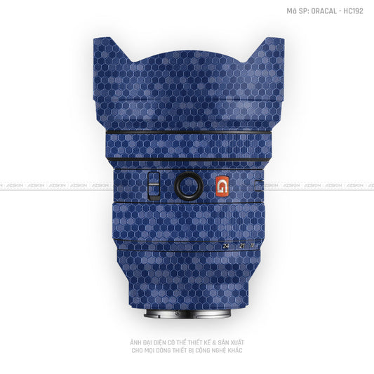 Skin Ống Kính Sony Vân Tổ Ong Xanh | ORACAL - HC192