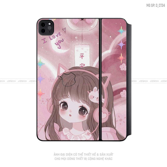 Dán Skin Magic Keyboard Hình Dễ Thương | D_CT34