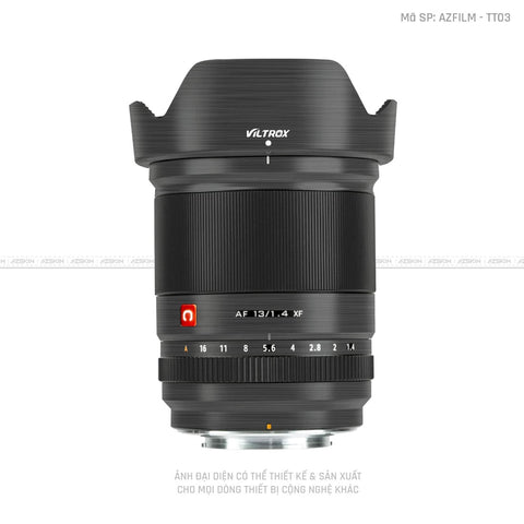 Dán Skin Ống Kính Viltrox Vân Titan Xước Xám | TT03