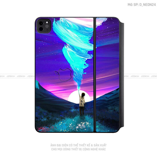 Dán Skin Magic Keyboard Hình Neon | D_NEON24