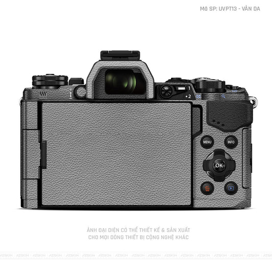 Dán Skin Máy Ảnh Olympus Vân Da Xám | UVPT13
