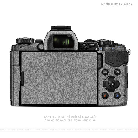 Dán Skin Máy Ảnh Olympus Vân Da Xám | UVPT13