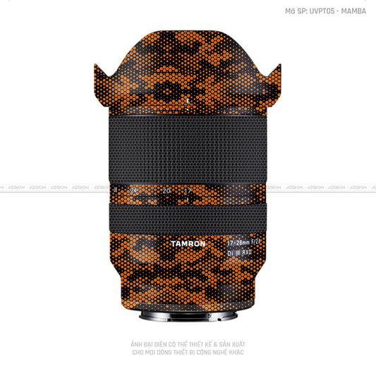 Dán Skin Ống Kính Tamron Vân Nổi Mamba Cam | UVPT05