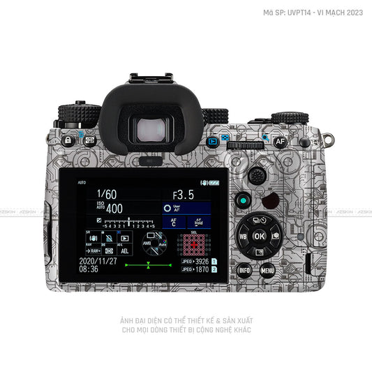 Dán Skin Máy Ảnh Pentax Vân Nổi Vi Mạch 2023 | UVPT14