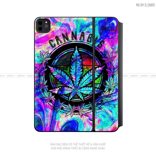 Dán Skin Magic Keyboard Hình Canabis | D_CNB01