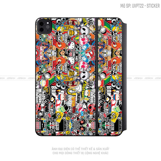 Dán Skin Magic Keyboard Vân Sticker 01 | UVPT22