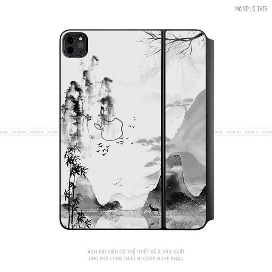 Dán Skin Magic Keyboard Hình Thư Pháp | D_TH15