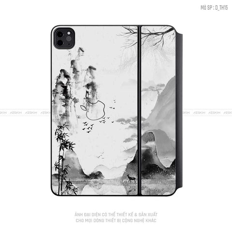 Dán Skin Magic Keyboard Hình Thư Pháp | D_TH15