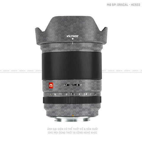 Dán Skin Ống Kính Viltrox Vân Tổ Ong Xám | HC070