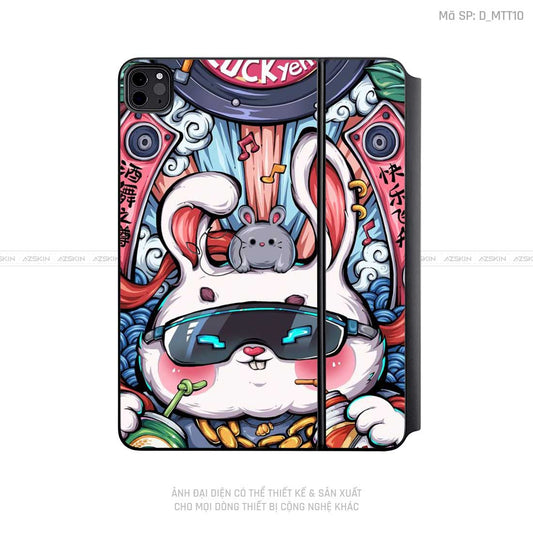 Dán Skin Magic Keyboard Hình Mèo Thần Tài | D_MTT10