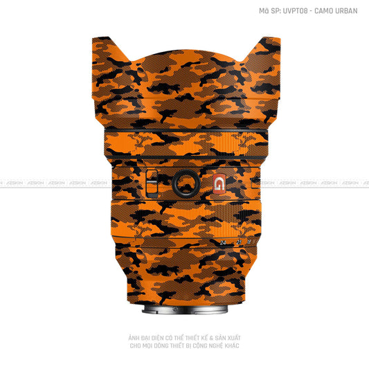 Dán Skin Ống Kính Sony Vân Nổi Camo Urban Cam | UVPT08