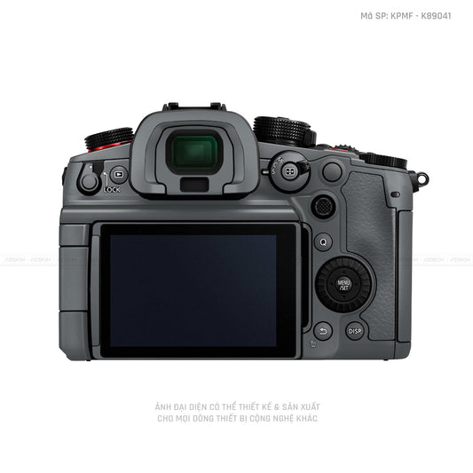 Dán Skin Máy Ảnh Lumix Màu Xám Xi | K89041