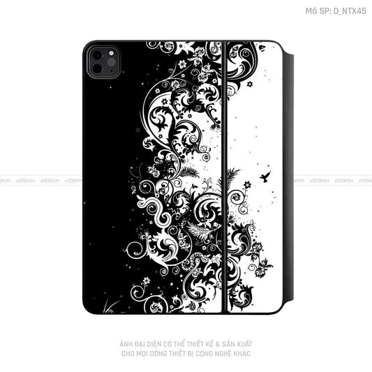 Dán Skin Magic Keyboard Hình Tattoo | D_NTX45