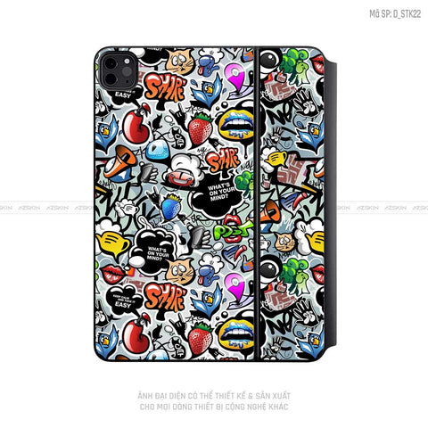 Dán Skin Magic Keyboard Hình Sticker | D_STK22