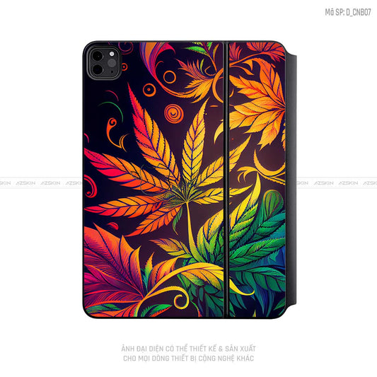 Dán Skin Magic Keyboard Hình Canabis | D_CNB07