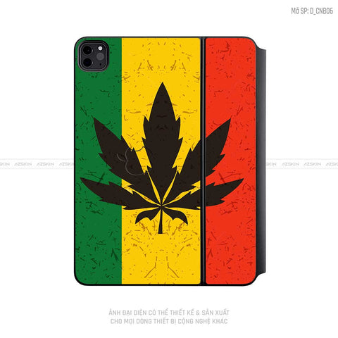 Dán Skin Magic Keyboard Hình Canabis | D_CNB06