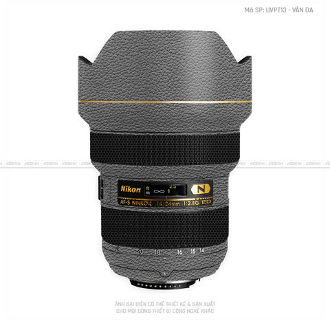 Dán Skin Ống Kính Nikon Vân Da Xám | UVPT13