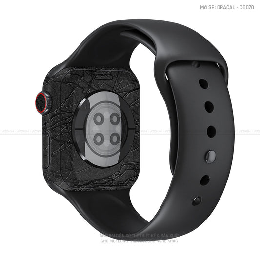 Dán Skin Apple Watch Vân Cocoon Black | ORACAL - CO070