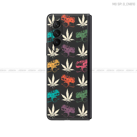 Dán Skin Galaxy Z Fold3 Hình Canabis | D_CNB10