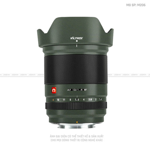 Dán Skin Ống Kính Viltrox  Đổi Màu Xanh Mid| M206