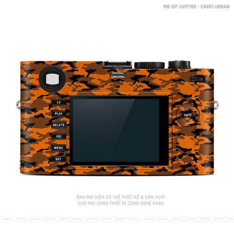 Dán Skin Máy Ảnh Leica Vân Nổi Camo Urban Cam | UVPT08