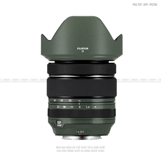Dán Skin Ống Kính Fujifilm Đổi Màu Xanh Midnight | M206
