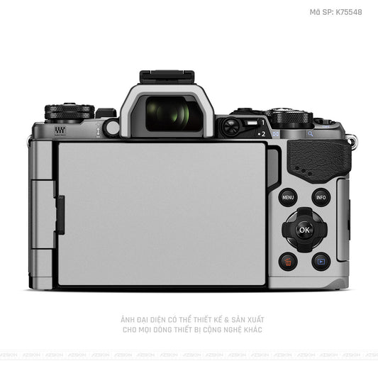 Dán Skin Máy Ảnh Olympus Đổi Màu K75548 - Bạc