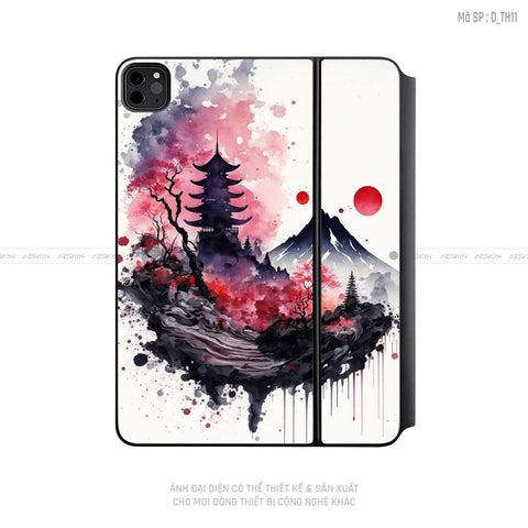 Dán Skin Magic Keyboard Hình Thư Pháp | D_TH11