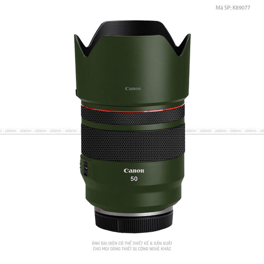 Dán Skin Ống Kính Canon Màu Xanh Rêu | K89077