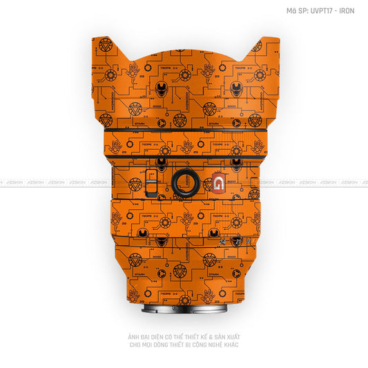 Dán Skin Ống Kính Sony Vân Nổi Pattern IRonman Cam | UVPT17