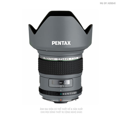 Dán Skin Ống Kính Pentax Đổi Màu Xám Xi | K89041