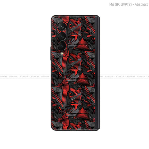 Dán Skin Galaxy Z Fold5 Vân Nổi Abstract 01 | UVPT21