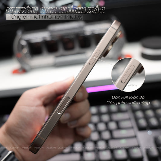 Dán viền PPF iPhone 16 Pro Max tại Azskin