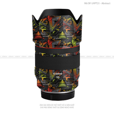 Dán Skin Ống Kính Canon Vân Nổi Abstract 03 | UVPT21