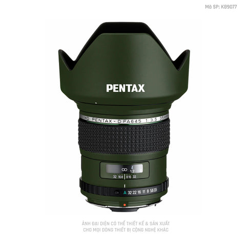 Dán Skin Ống Kính Pentax Đổi Màu Xanh Rêu | K89077