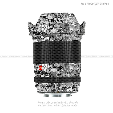 Dán Skin Ống Kính Viltrox Vân Nổi Sticker 02 | UVPT22