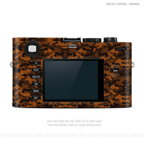 Dán Skin Máy Ảnh Leica Vân Nổi Mamba Cam | UVPT05