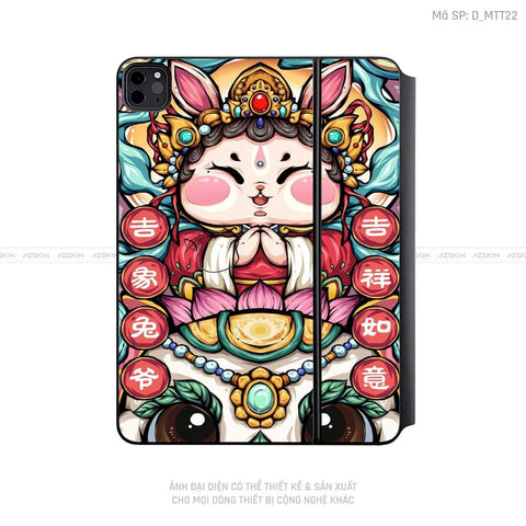 Dán Skin Magic Keyboard Hình Mèo Thần Tài | D_MTT22